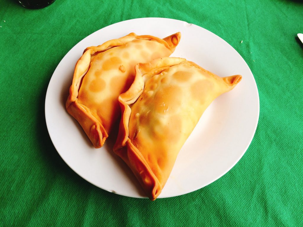 Empanadas de camaron y queso