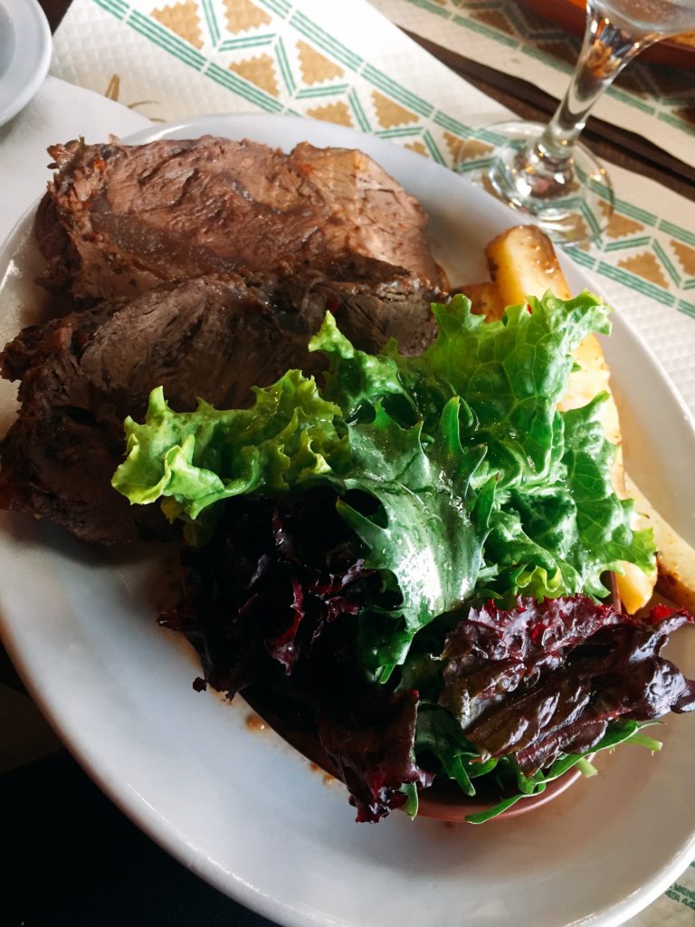 Carne a la masa en Casa de campo