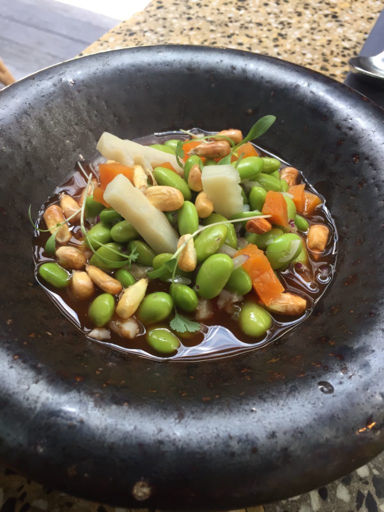 Ceviche de bambú en Sacro